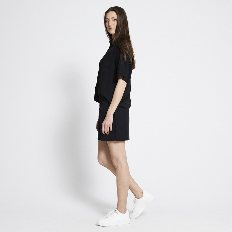 Kurzarm-Leinenbluse "Dana"